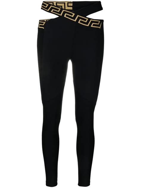 versace two piece legging set|farfetch versace leggings.